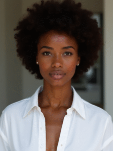 mellab soita a highly realistic portrait of a beautiful, very dark skinned afr c3eee93e b213 46c3 95d9 4181b04930df