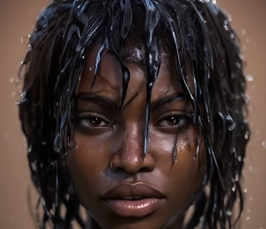 craiyon 032158 wet african hair