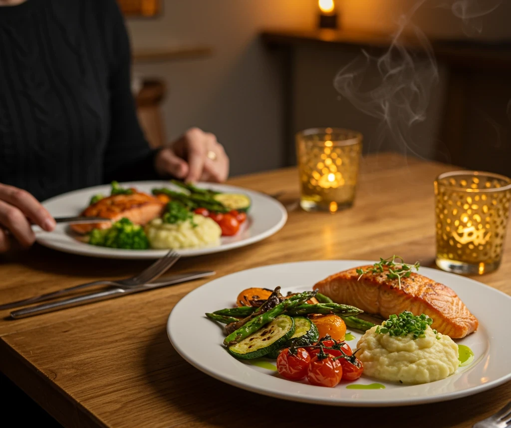 mine and someone s plate